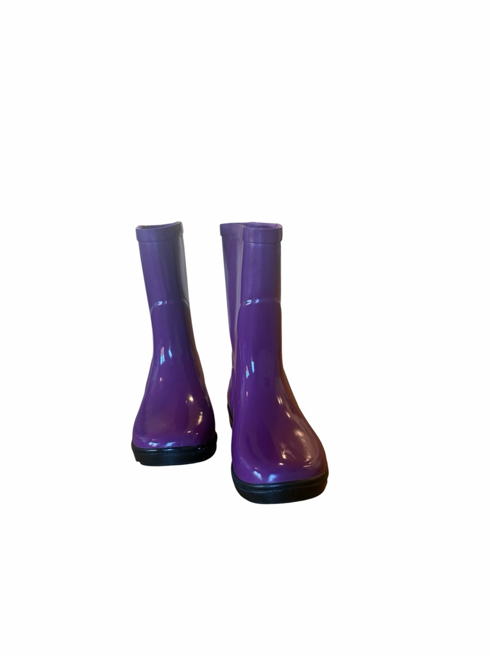 Columbia Girls Purple Downpour Rain Boots Size 13